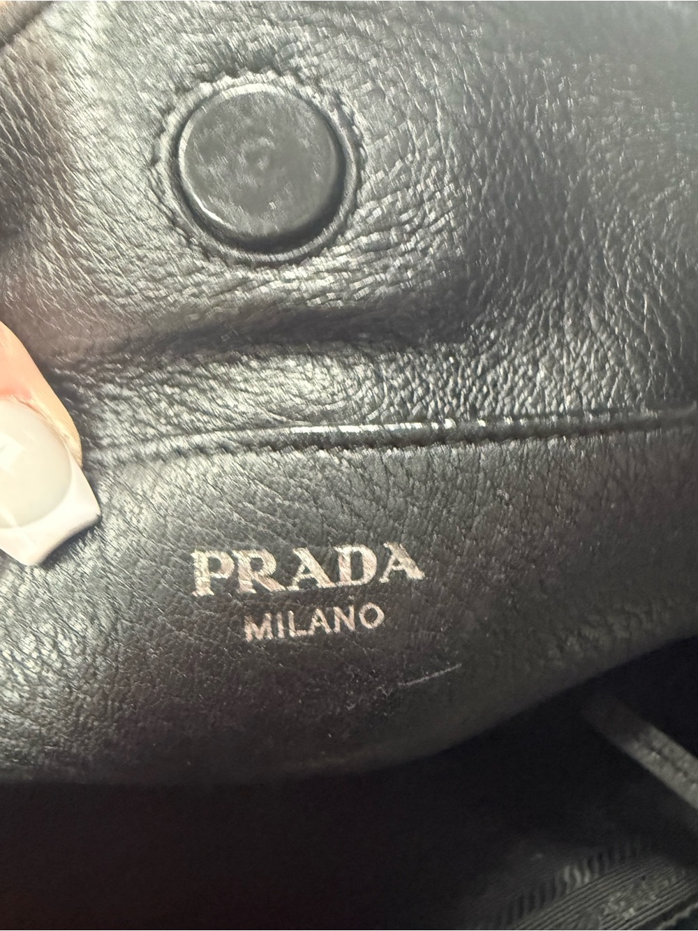 Prada Burgundy Leather Women's Bag - Picture 7 of 9